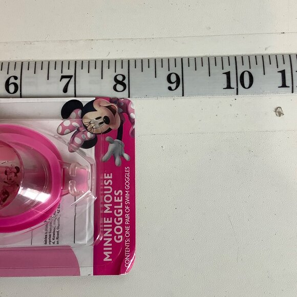 Disney Minnie Mouse Swim Goggles Kid Age 3+ UV Protection Soft Silicone Pink NEW - Picture 4 of 4
